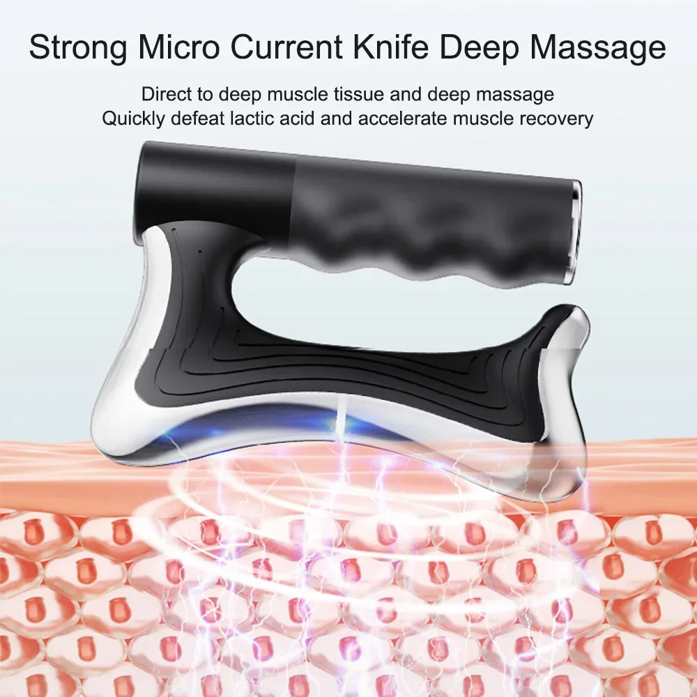 Electric Scraping Fascia Massage Gun